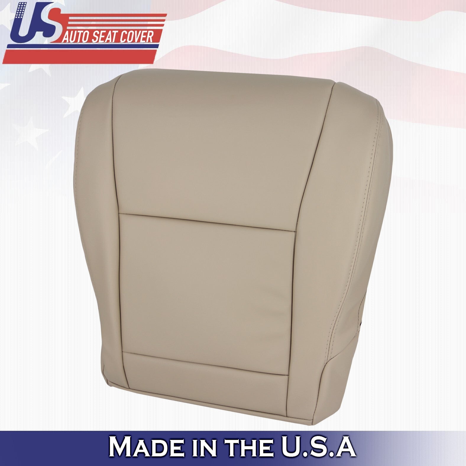 1995 to 1997 For Lexus LX450 Front Driver Top  Bottom Leather Seat Covers Tan