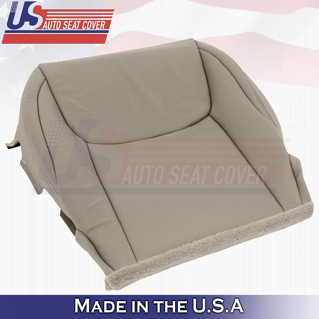 2004 to 2010 For Toyota Sienna Front Set Bottoms & Tops Leather Seat Cover Tan