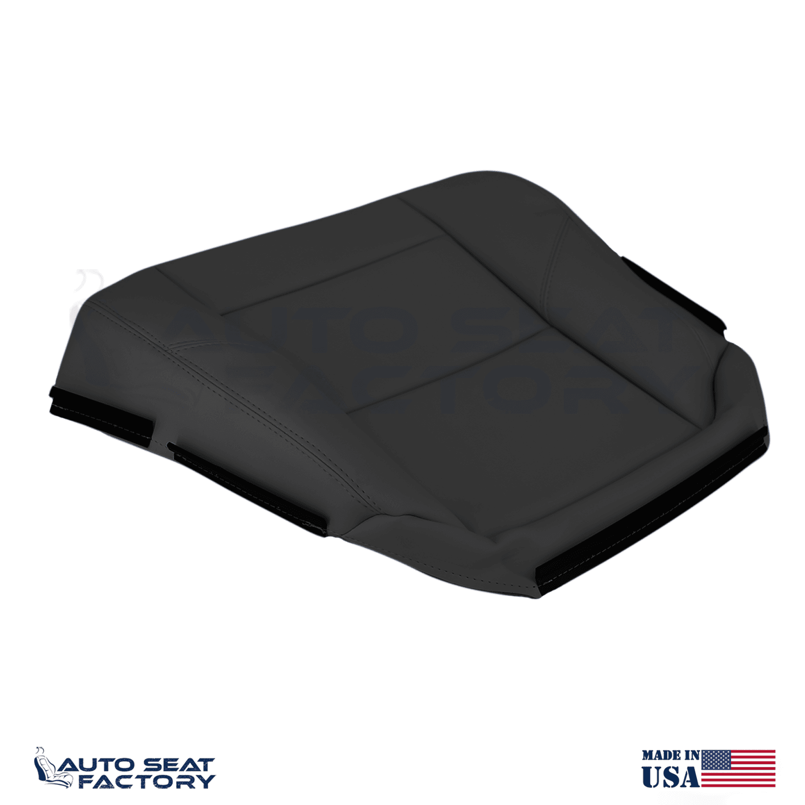 Replacement For 2007 -2010 Volvo C70 Left & Right Bottom Black Vinyl Seat Covers