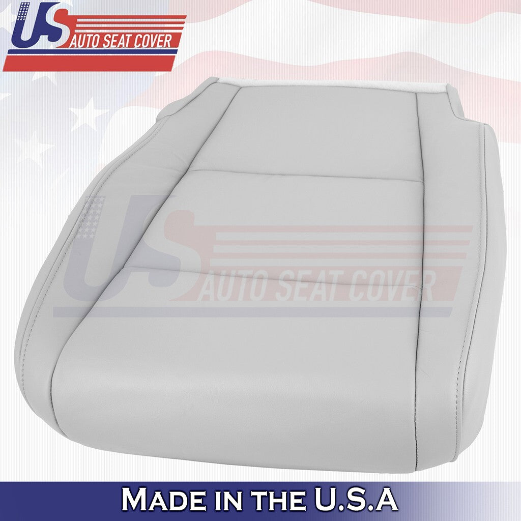 2009 2010 2011 Fits Honda Pilot Driver Bottom & Top Leather Seat Cover Gray