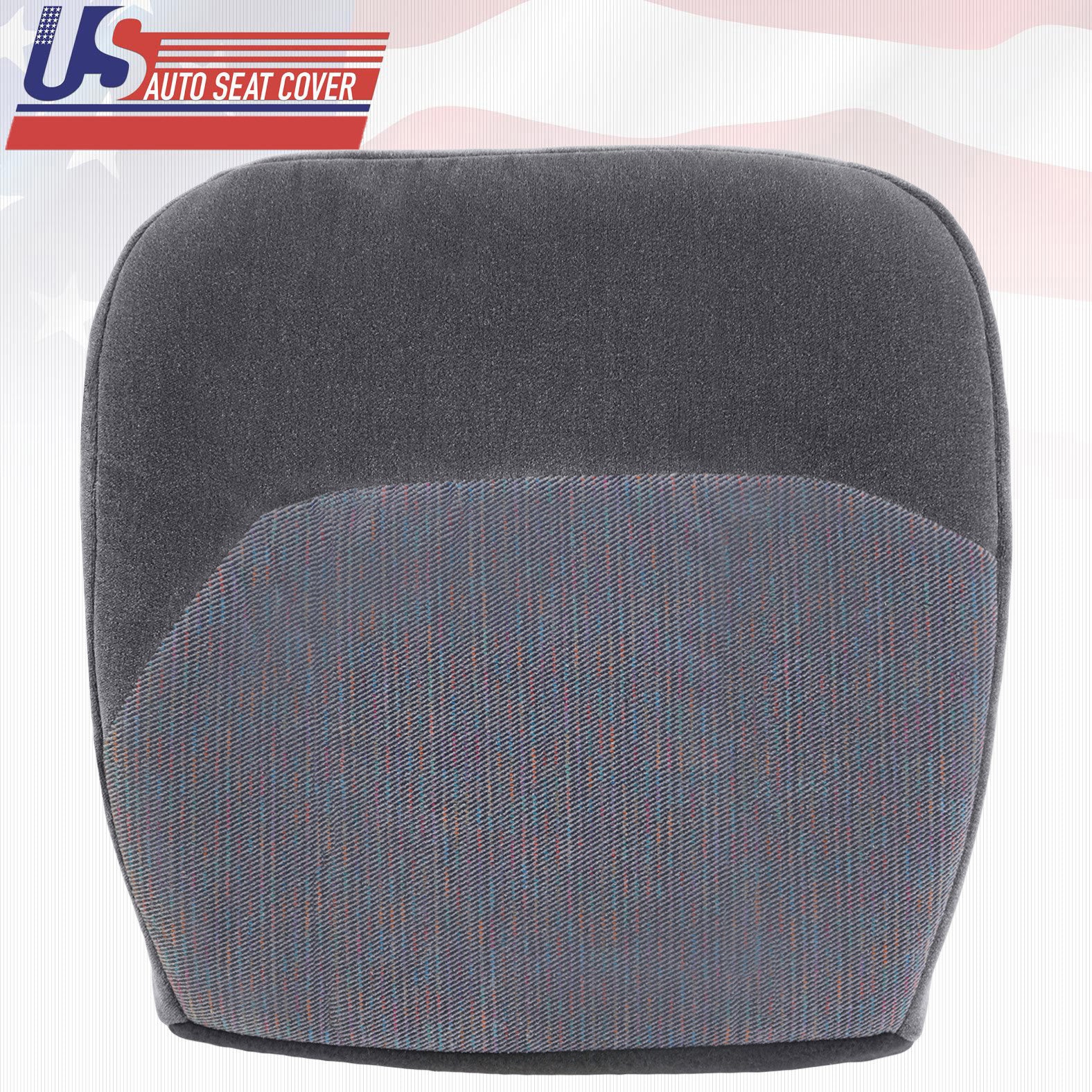 1997 Ford F350 F450 F550 XLT Driver Bottom Cloth Seat Cover Med Gray INT:J6 RJ64