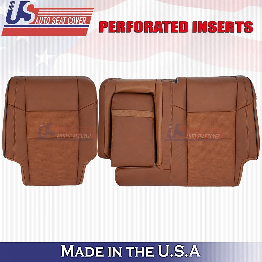 2011 to 2020 Fits Jeep Grand Cherokee Overland Rear Tops + Console Cover Brown
