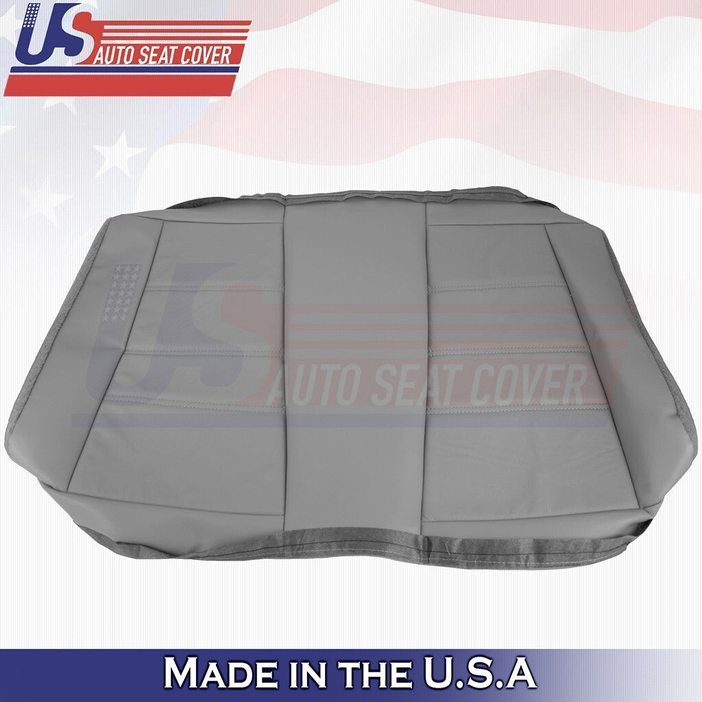2002 2003 2004 Fits Ford Mustang V6 Rear Bench Top Leather Cover Gray