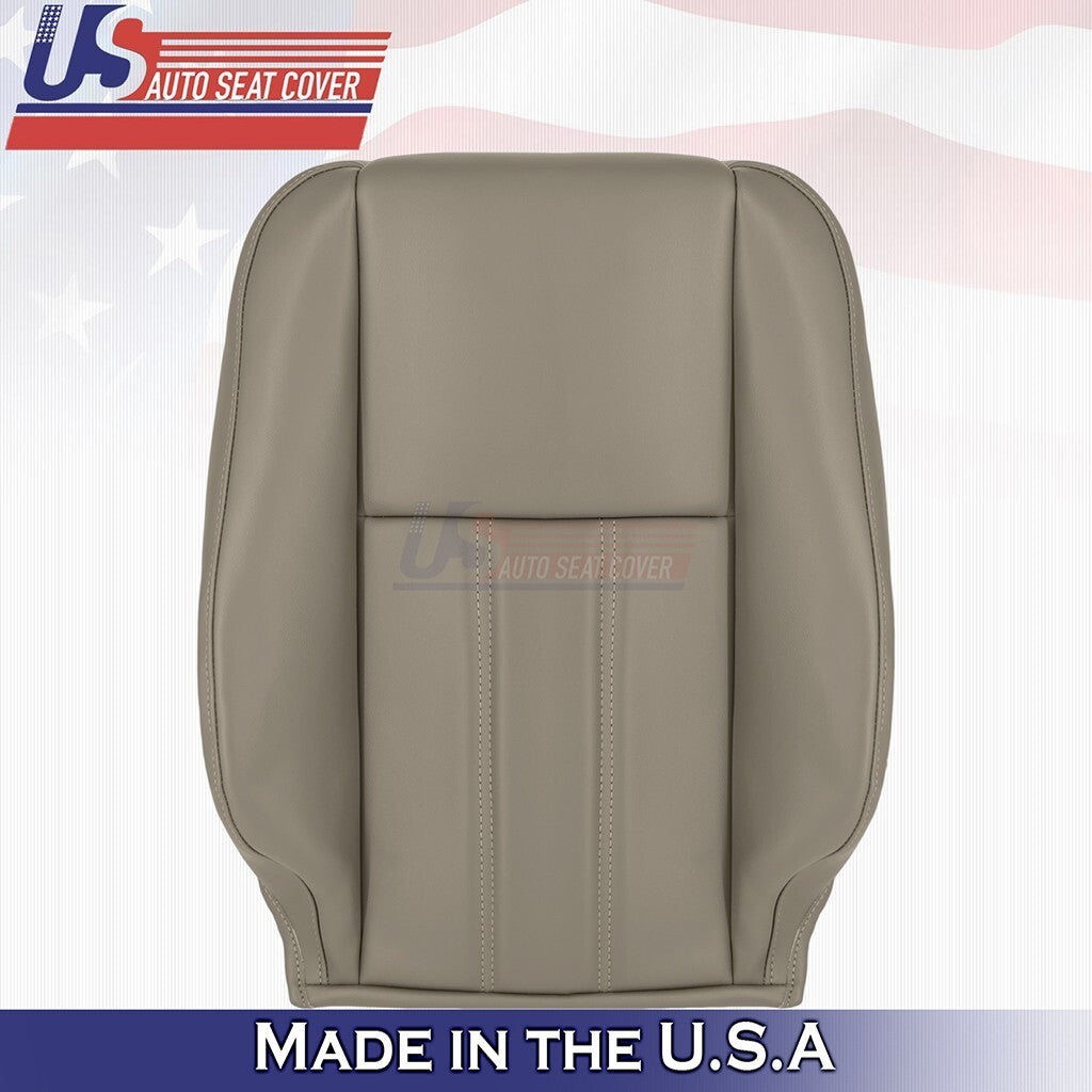 2008 to 2016 Fits Chrysler Town & Country Driver Top Bottom Leather Cover Tan