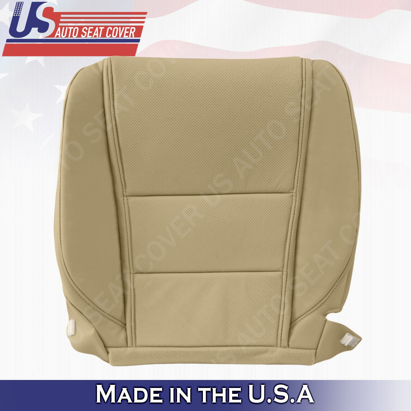 Driver Lower Side Leather Seat Cover Tan "FITS 2009 2010 2011 2012 Acura TL"