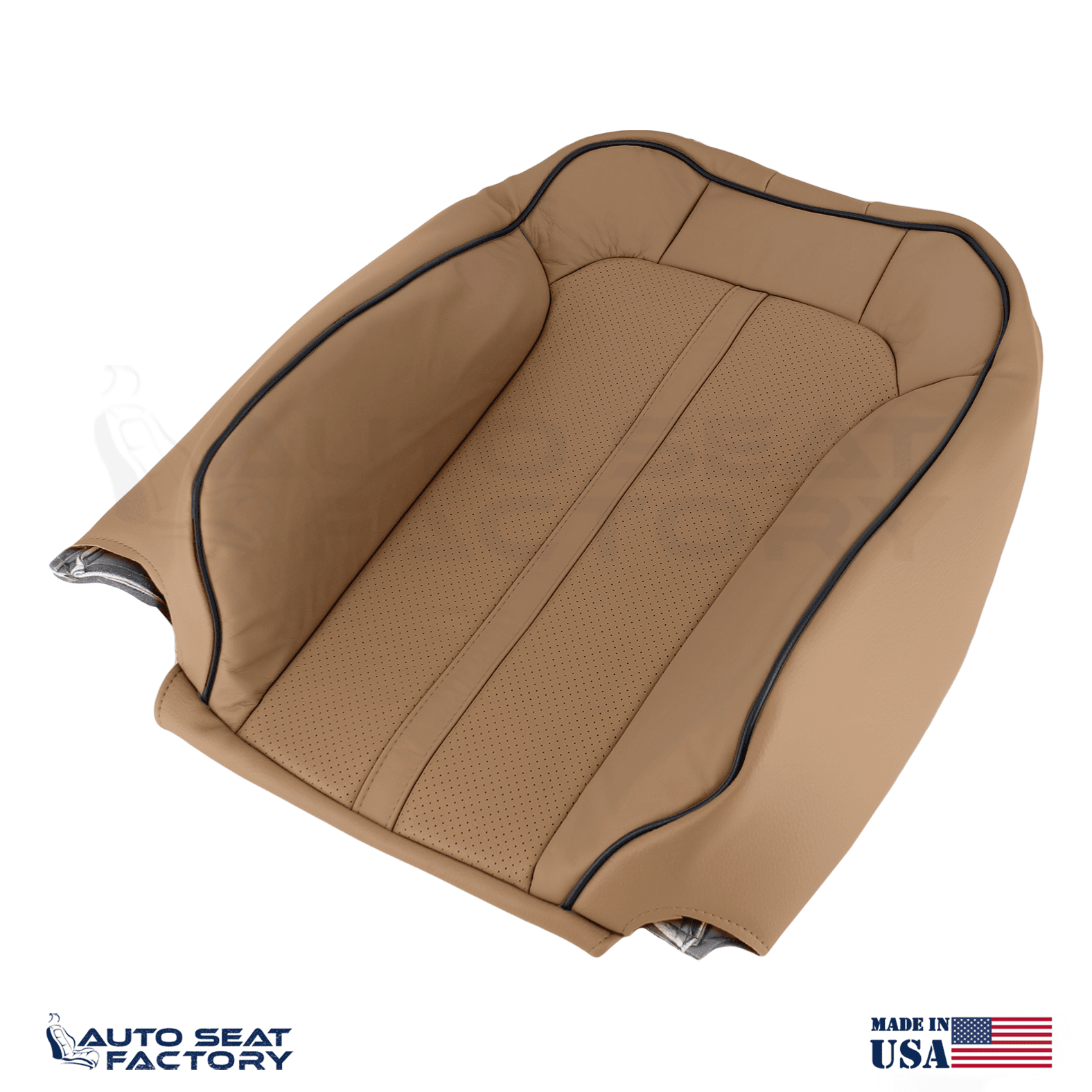 Replacement 2011 -2015 Lincoln MKX Perforated Canyon Vinyl Seat Covers 4PCS