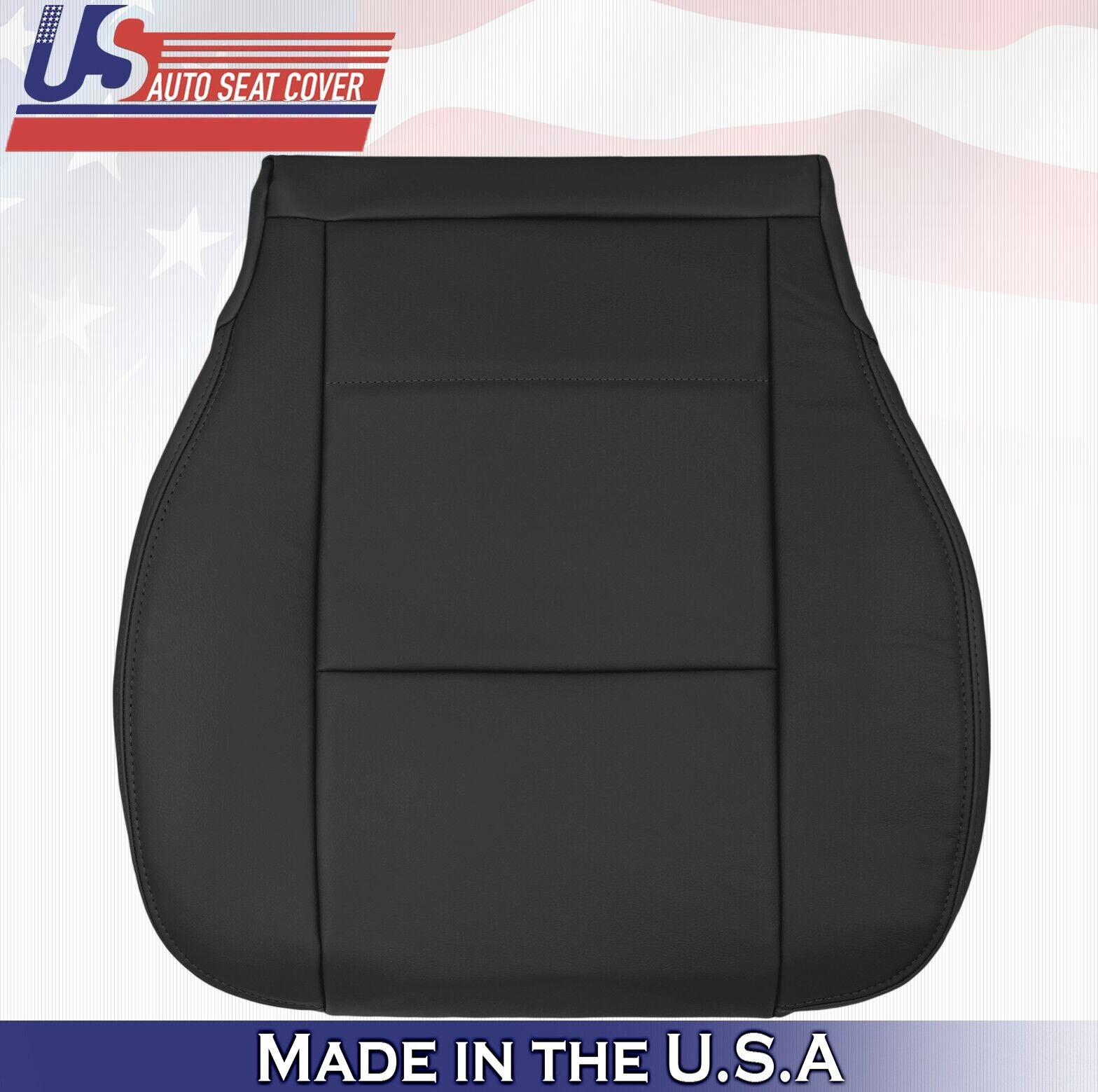 2000 to 2004 For Toyota Tundra Driver Side Bottom Leather Seat Cover Black
