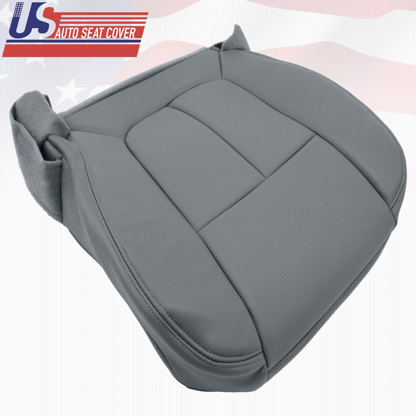 2011 Ford F150 Work Truck Driver Bottom Vinyl Replacement Seat Cover GRAY