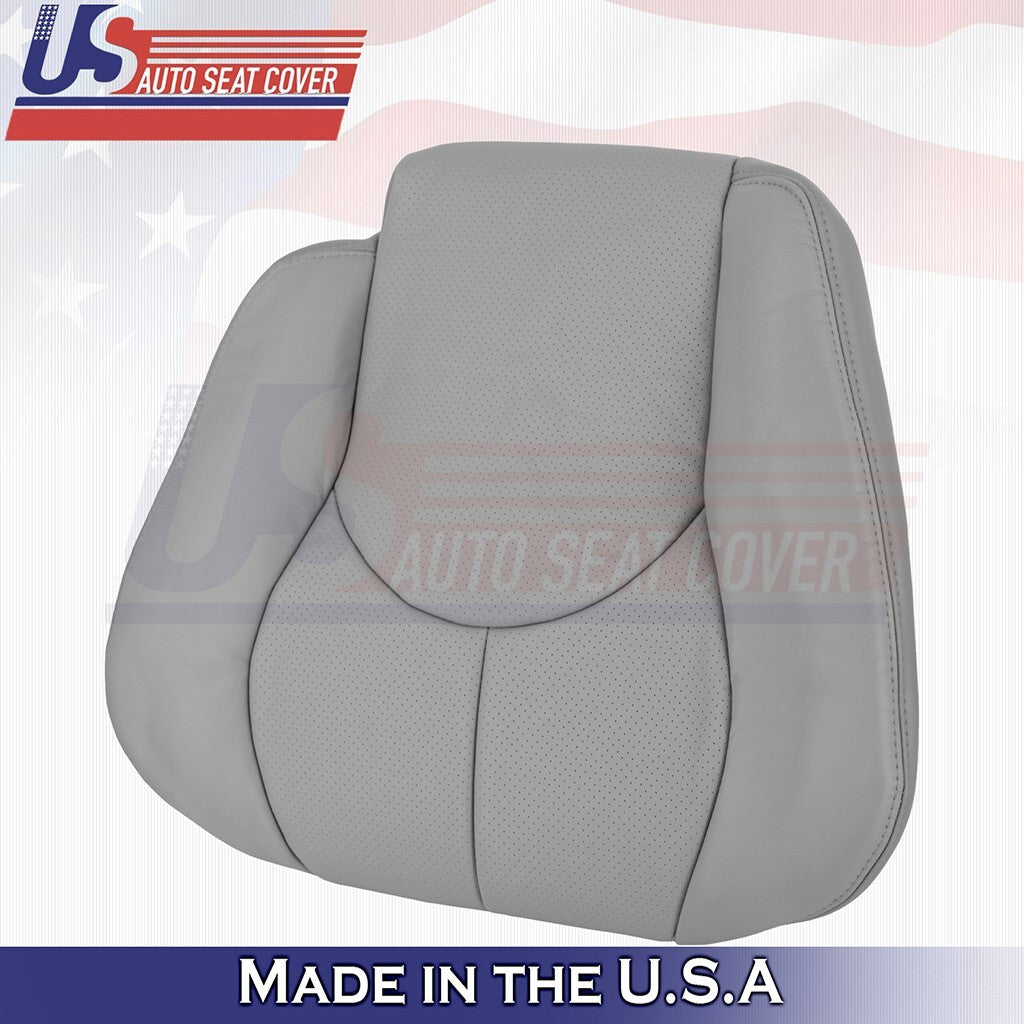 1996 to 2002 For Mercedes Benz SL500 RIGHT Bottom & Top Perf Leather Cover Gray