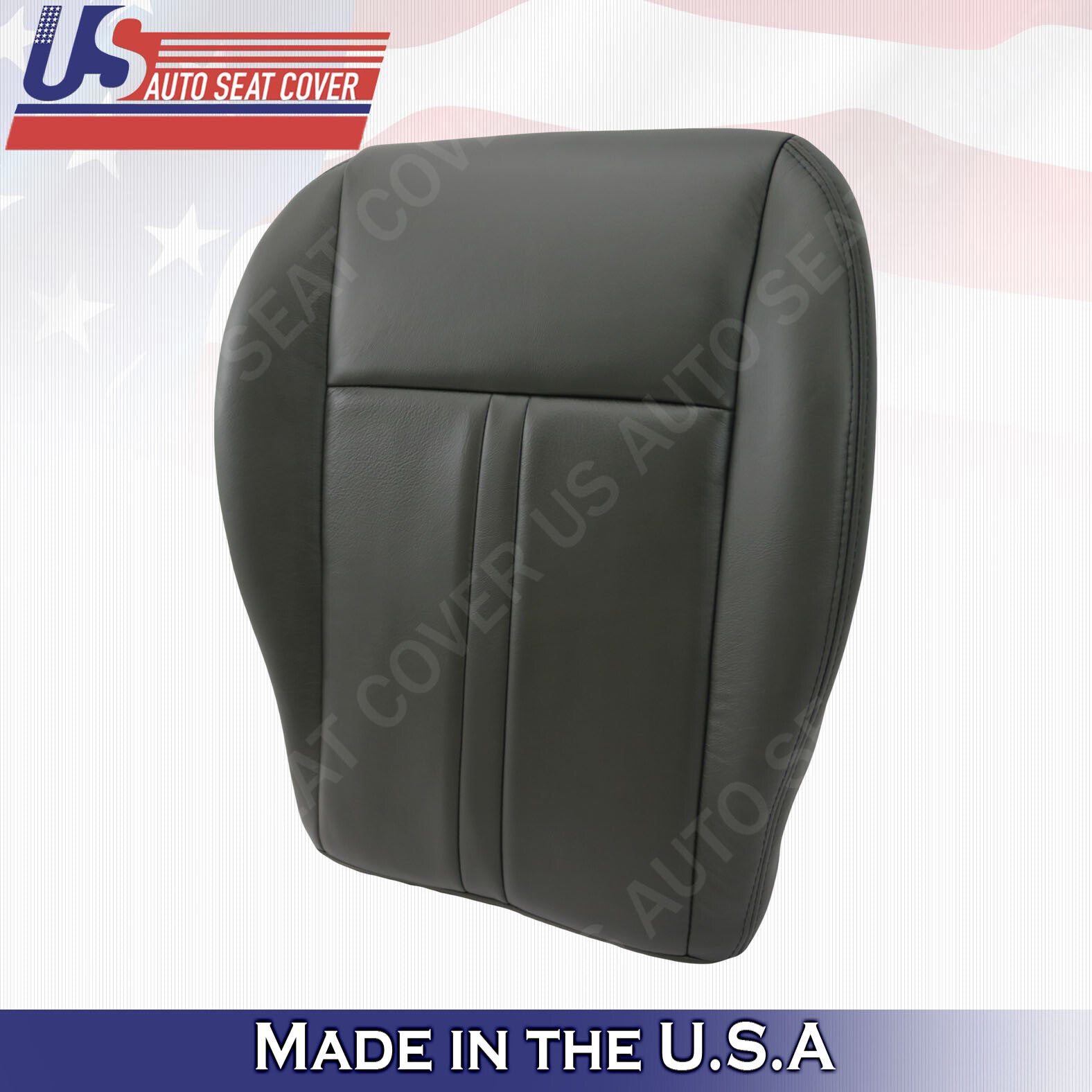 2005 2006 2007 Fits Jeep Grand Cherokee Driver Bottom Leather Seat Cover Black