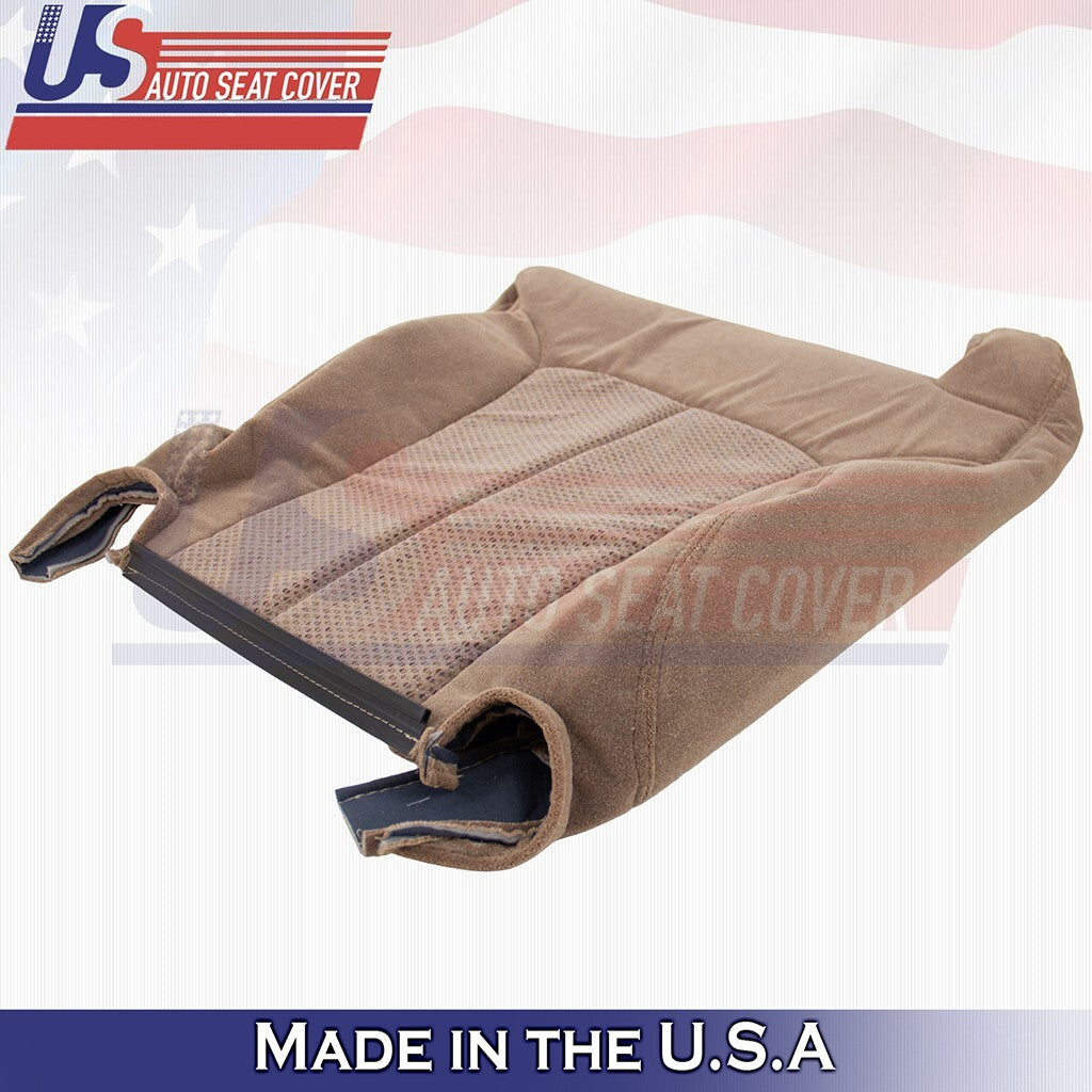 1999 For Chevy Silverado Driver Top/Bottom/Headrest/Armrest Cloth Cover Dk Tan