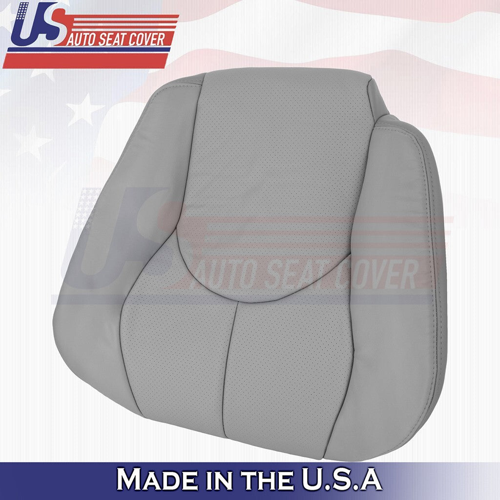 1996 to 2002 For Mercedes Benz SL320 Driver Bottom & Top Perf Leather Cover Gray