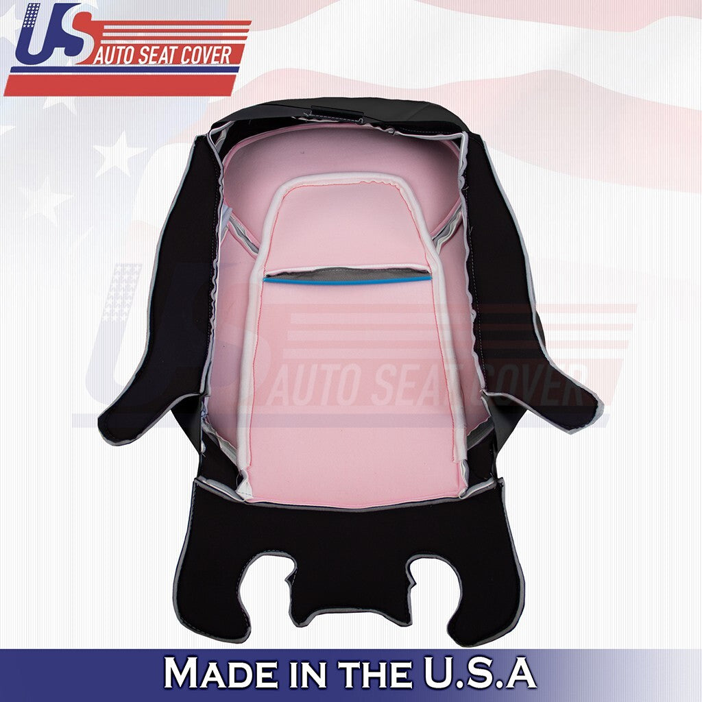 2020 to 2024 For Tesla Model Y Long Range Driver Bottom & Top Vinyl Cover Black