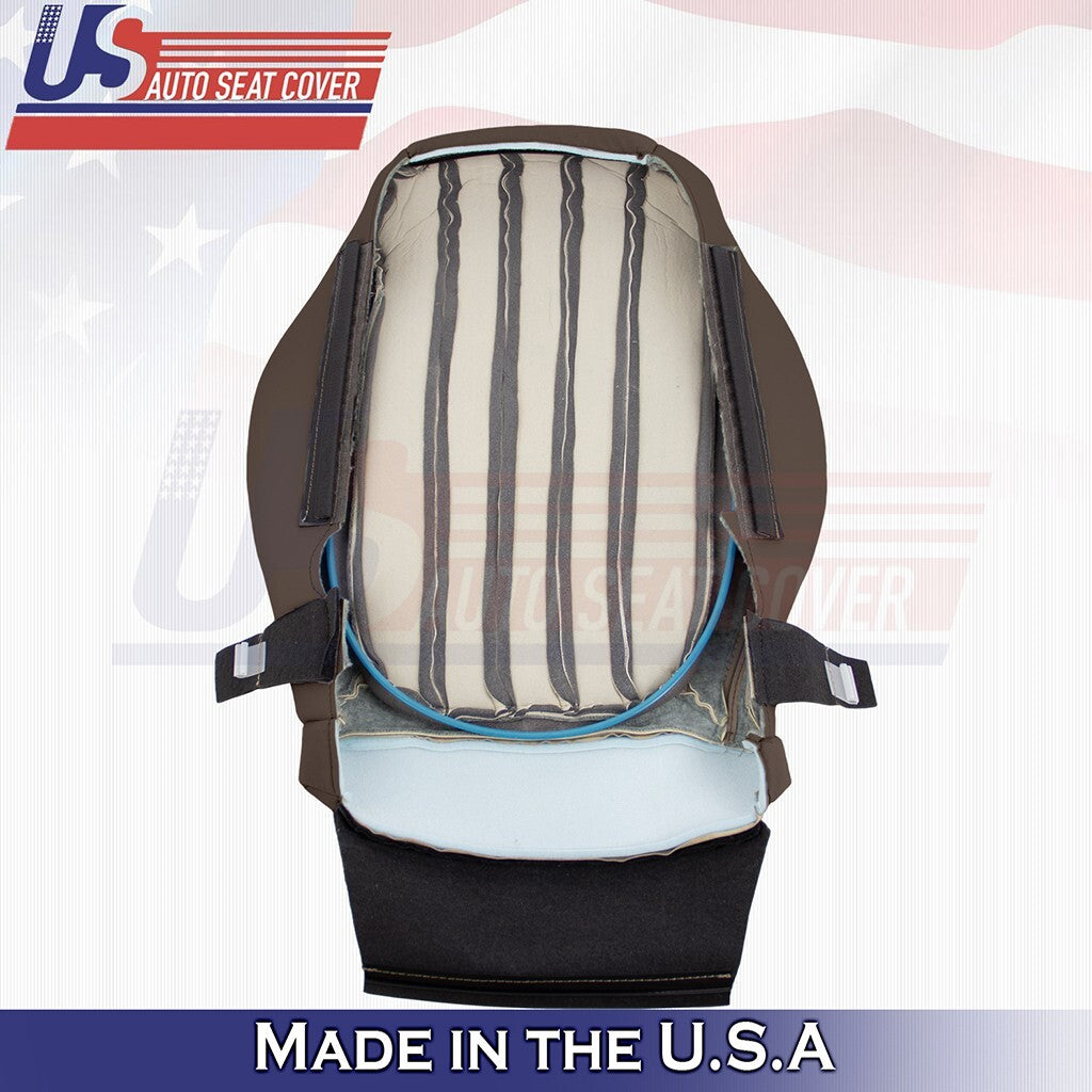 2017 to 2020 For Mercedes Benz E300 Driver Top& Bottom Synth Leather Cover Brown