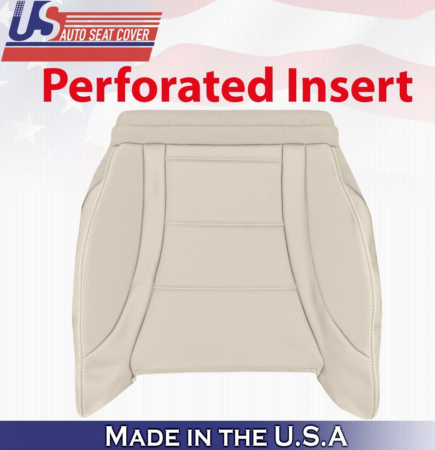 2020 2021 For Mercedes Benz GLC Passenger Side Bottom Leather Seat Cover Tan