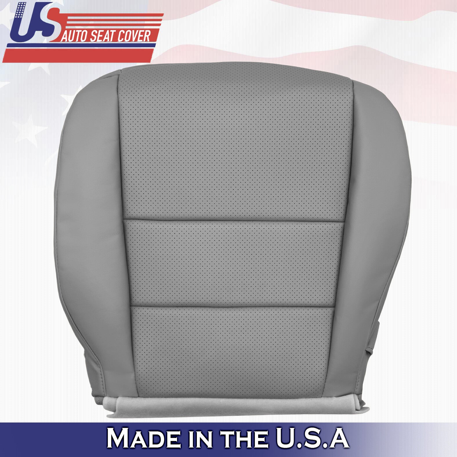 For 2005 2006 2007 2008 Acura RL Driver Bottom Leather Seat Cover Taupe