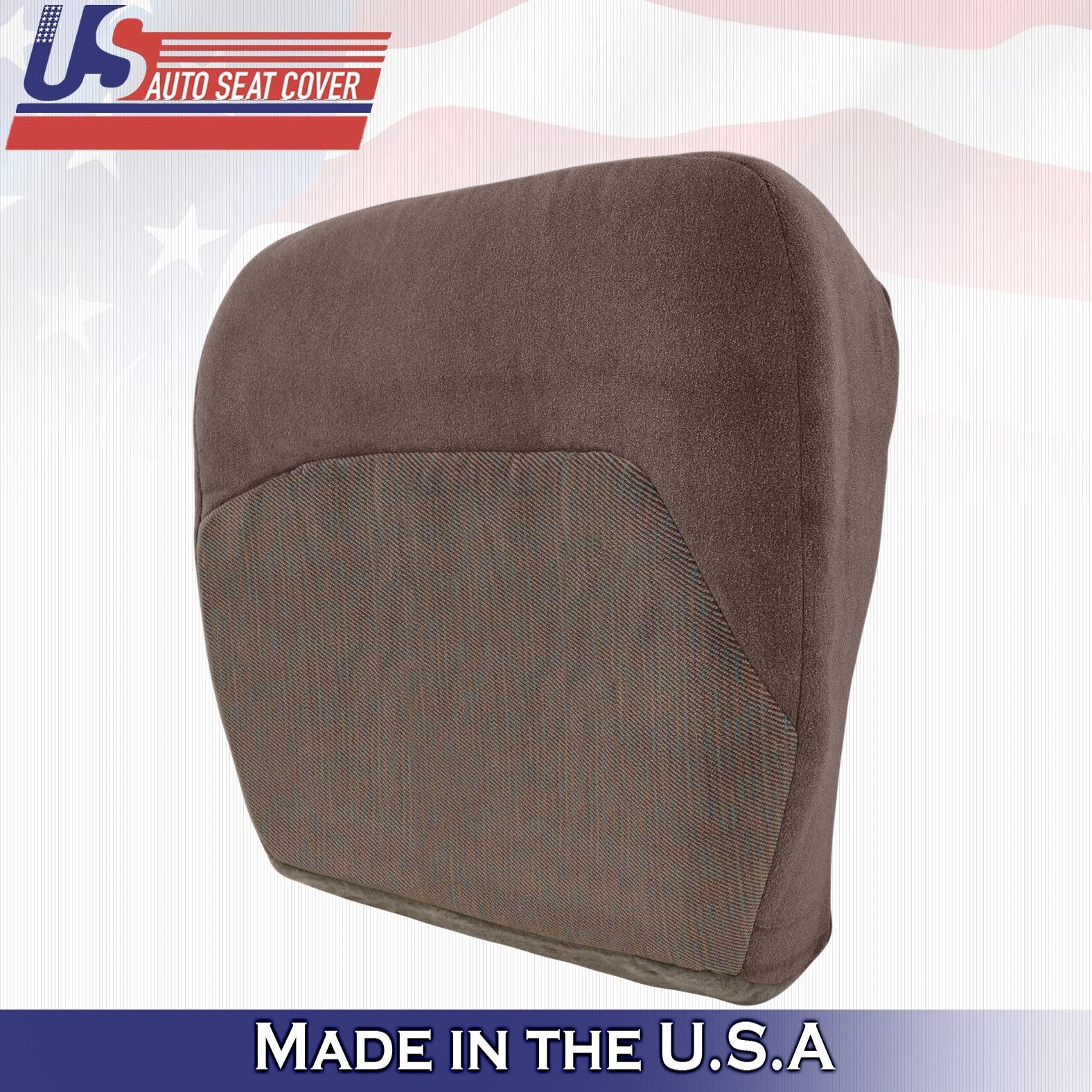 1996 1997 For Ford F150 F250 F350 F450 XLT Passenger Bottom Cloth Seat Cover Tan
