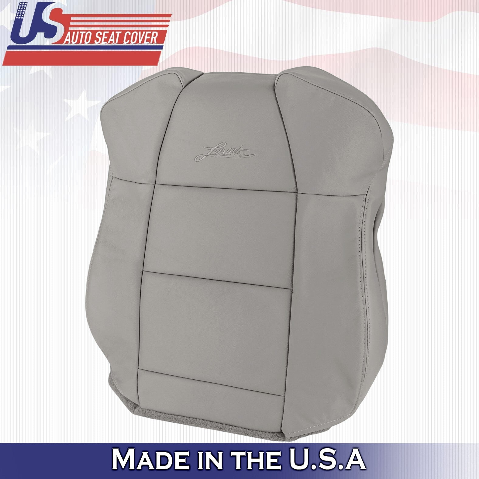 2003 For Ford F150 Extended Cab 2x Top & 2x Bottom Leather Seat Covers Graphite