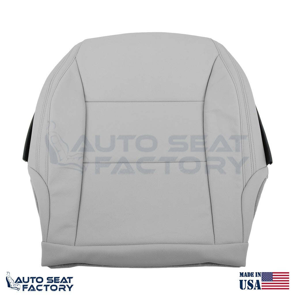 Replacement Fits 2014 2015 Mercedes Benz CLA Driver Bottom Gray Vinyl Seat Cover