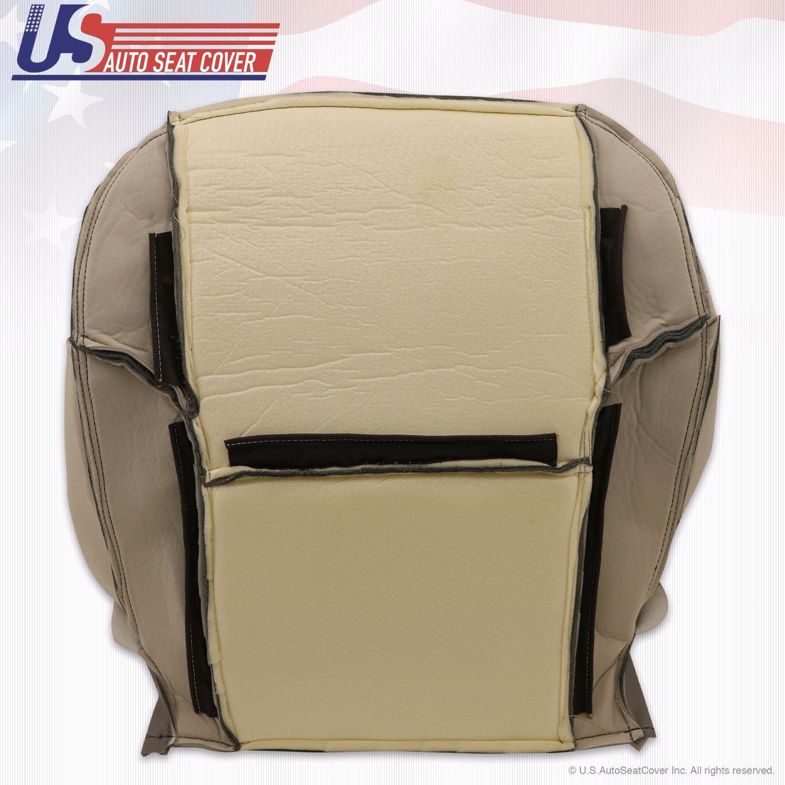 Front Driver Bottom Synthetic Leather Seat Cover Gray For 2007 08 Toyota 4Runner