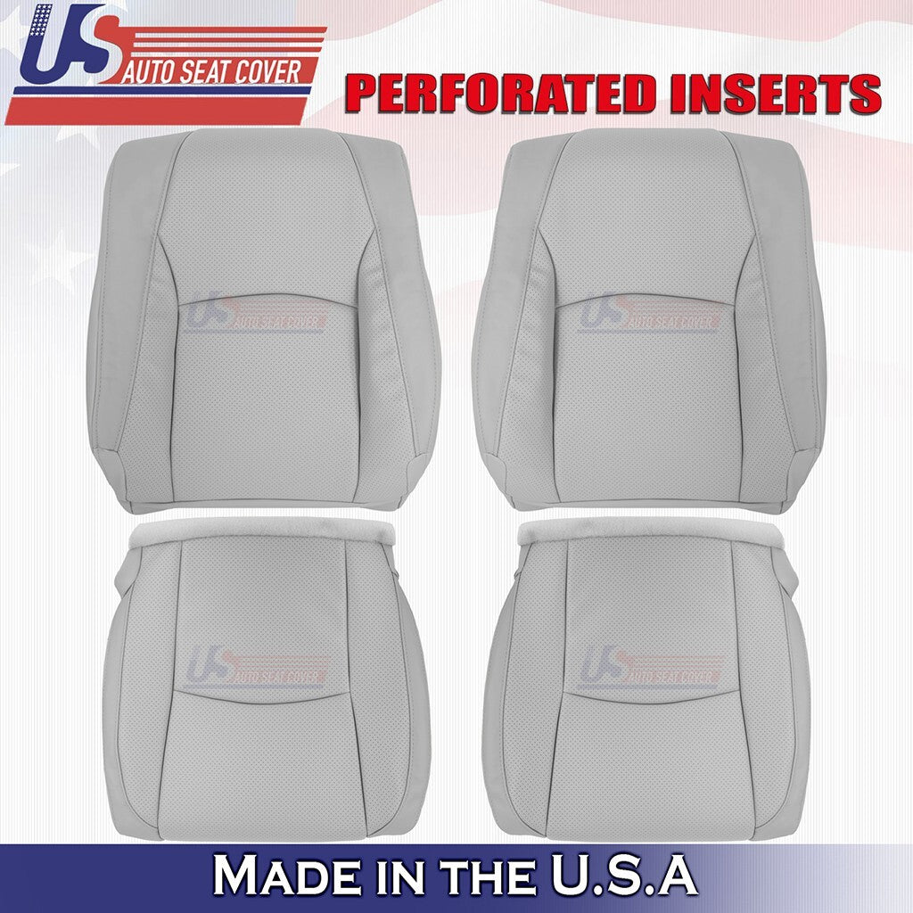 2003 to 2009 For Lexus RX330 Front Set Tops & Bottoms Synth Leather Cover Gray