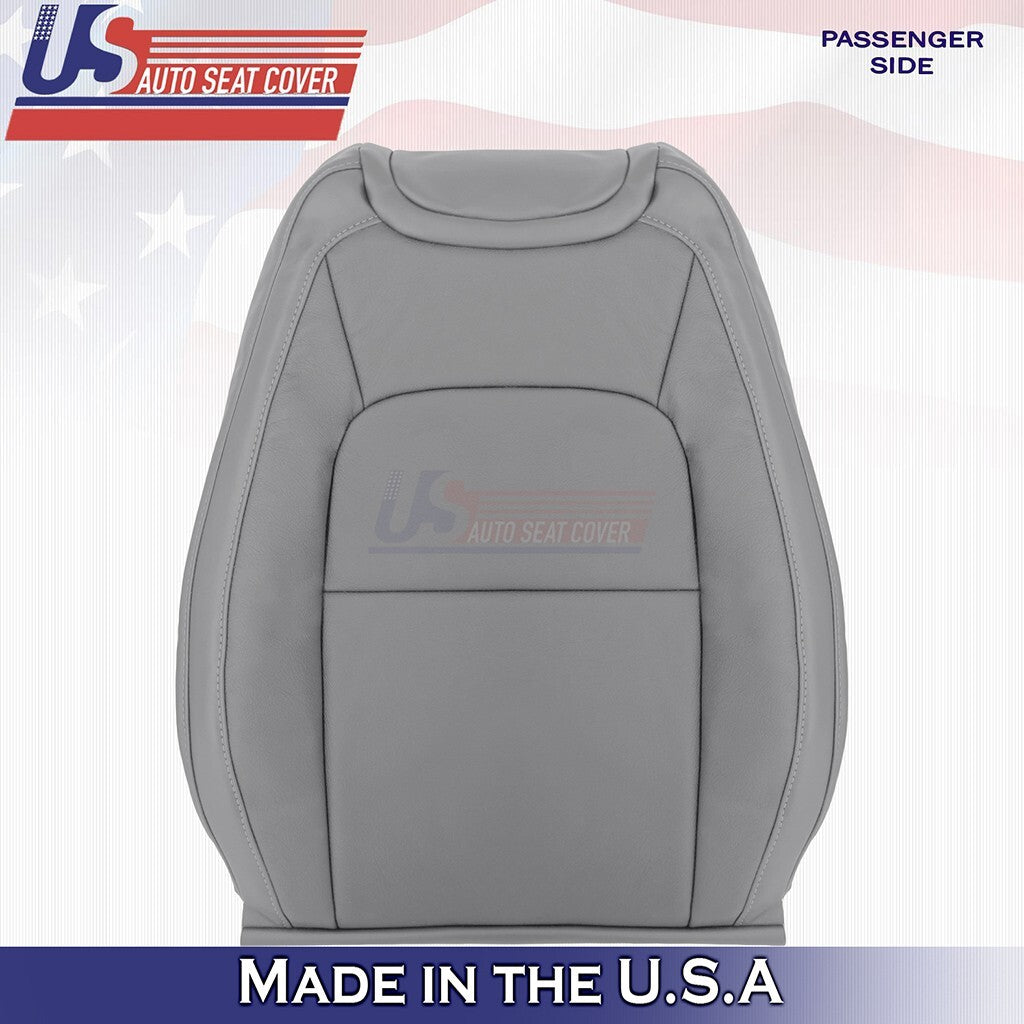 2015 to 2022 For Chevy Colorado Passenger Top &Bottom Vinyl Seat Cover Gray