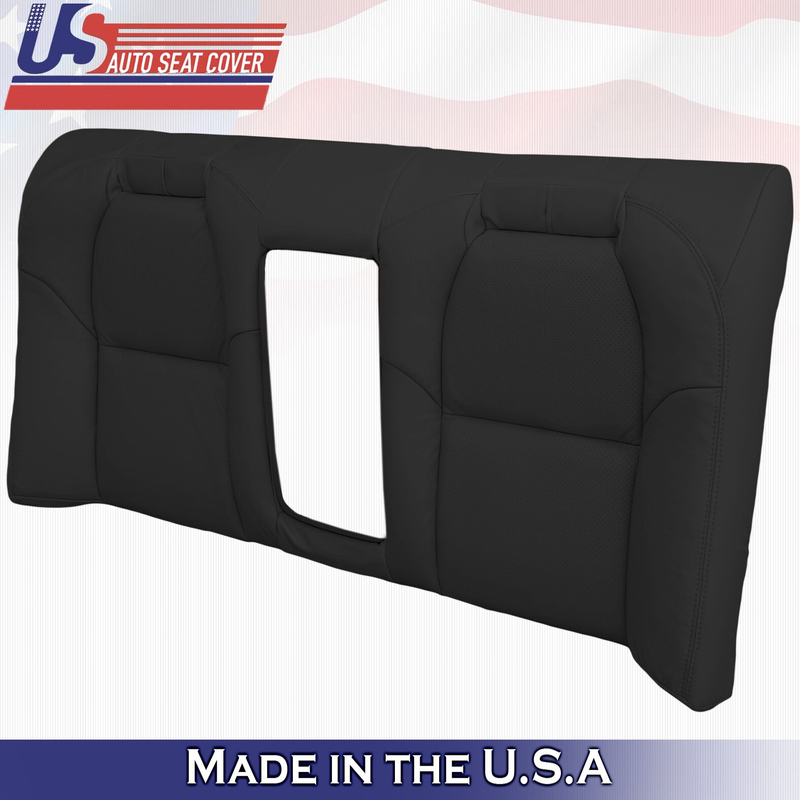 2004 Fits Acura TL Rear Bench Top Perforated Leather Replacement Seat Cover BLK