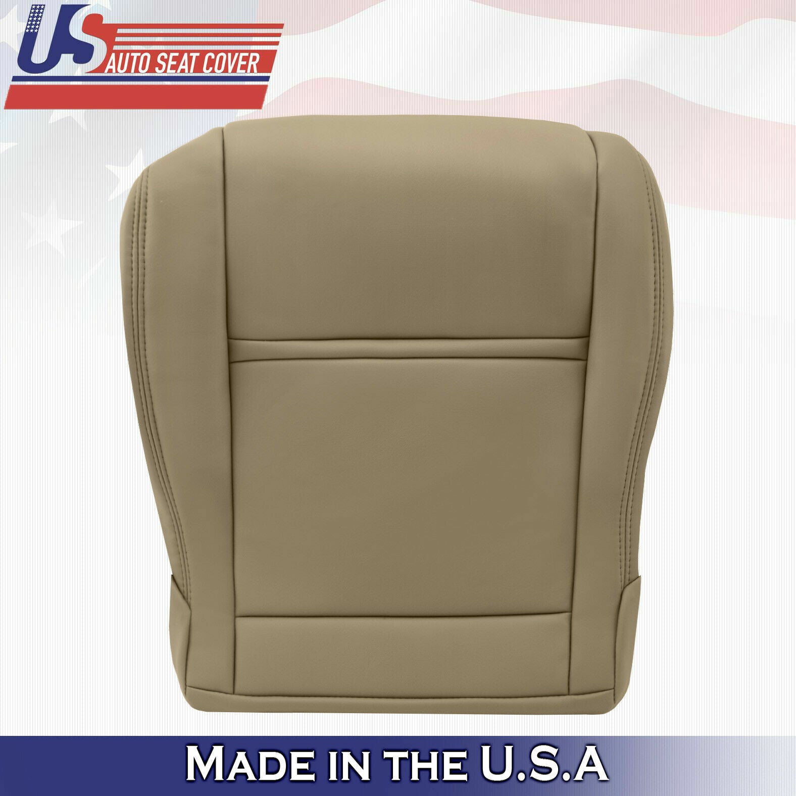 1990 to1997 Toyota Land Cruiser Front Driver & Passenger Seat Covers Leather Tan