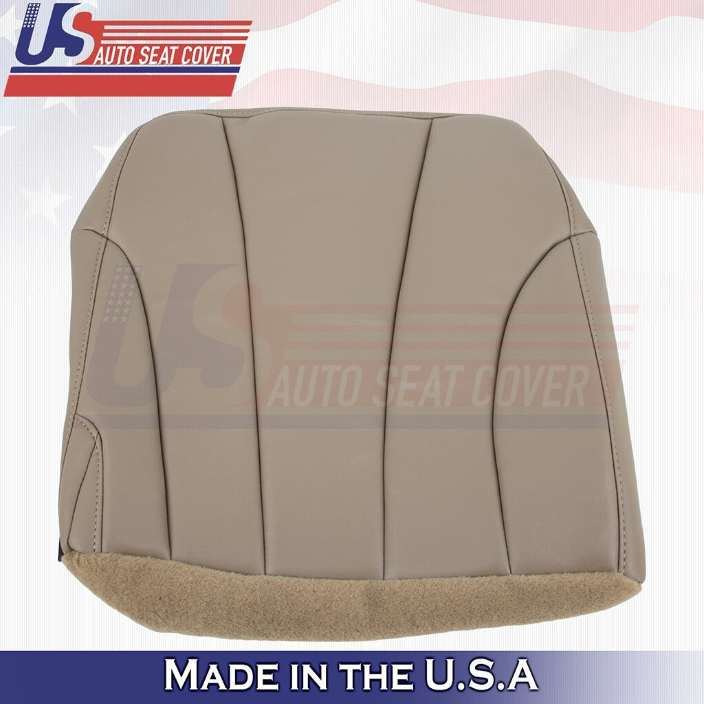 2001 2002 Fits Chevy Silverado WT Rear Driver &Passenger Bottom Vinyl Covers Tan
