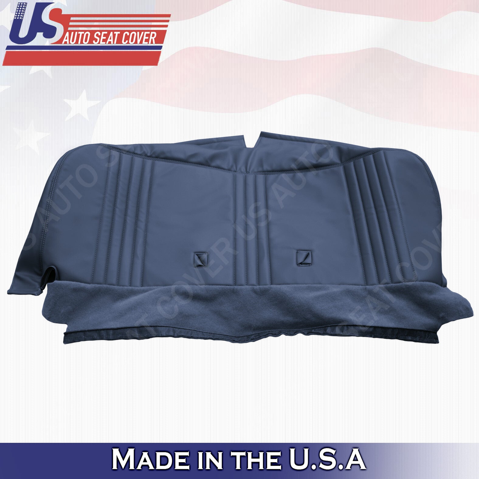 1995-2000 Chevy Silverado Cheyenne Base W/T -Bottom Bench Seat Vinyl Cover Blue