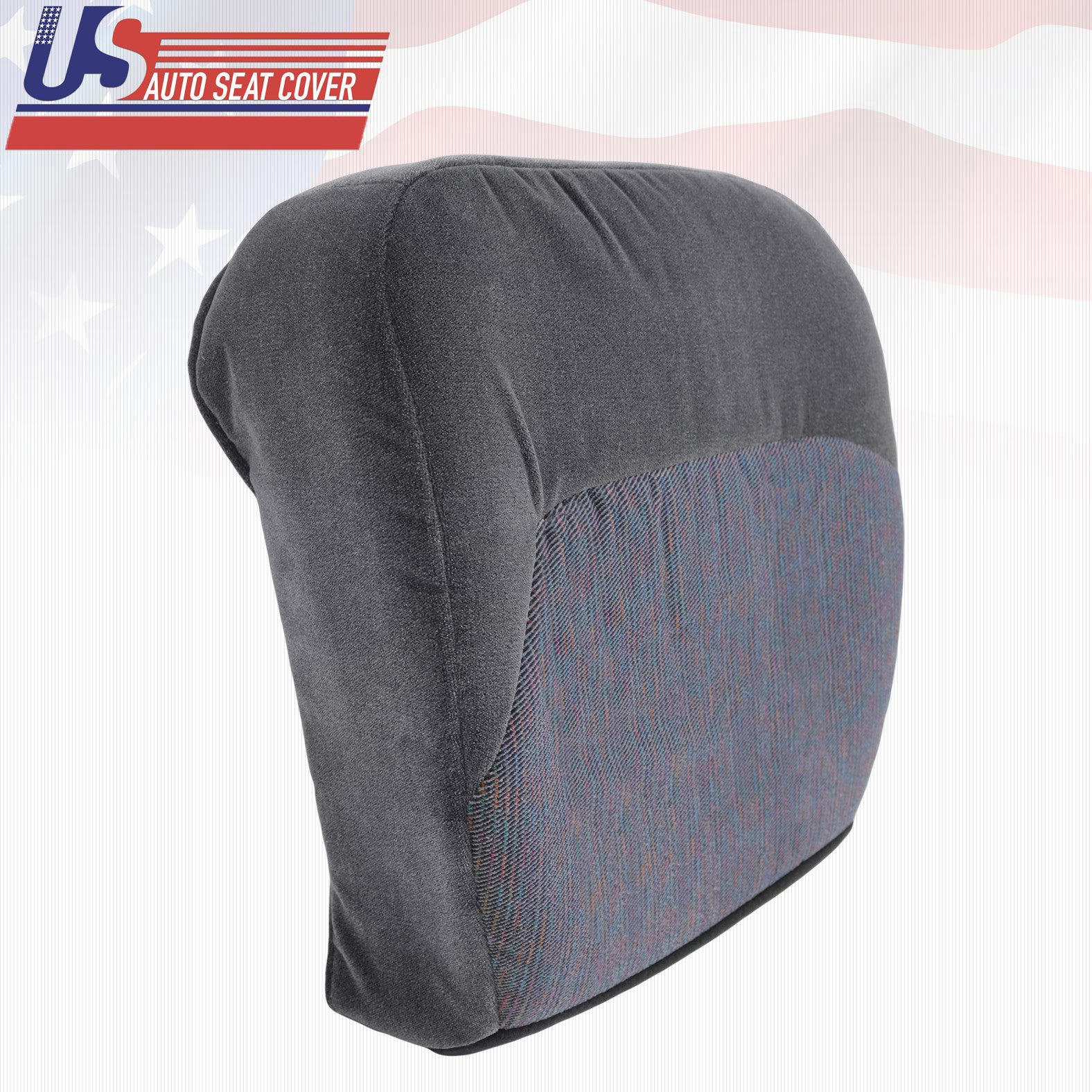 1997 Ford F350 F450 F550 XLT Driver Bottom Cloth Seat Cover Med Gray INT:J6 RJ64