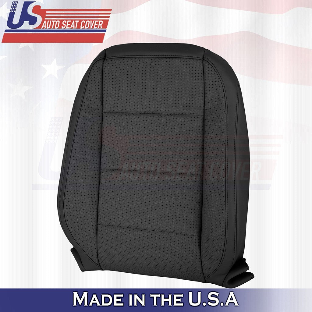 2006 2007 2008 2009 2010 Volkswagen Jetta Passenger Top Leather Seat Cover Black