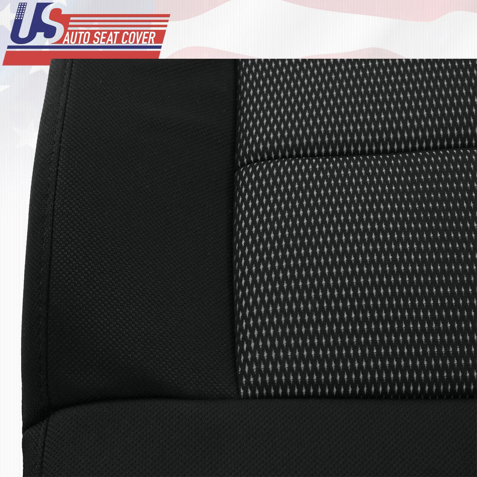 2004 2005 2006 Fits Ford F150 Driver Bottom Cloth Replacement Seat Cover Black