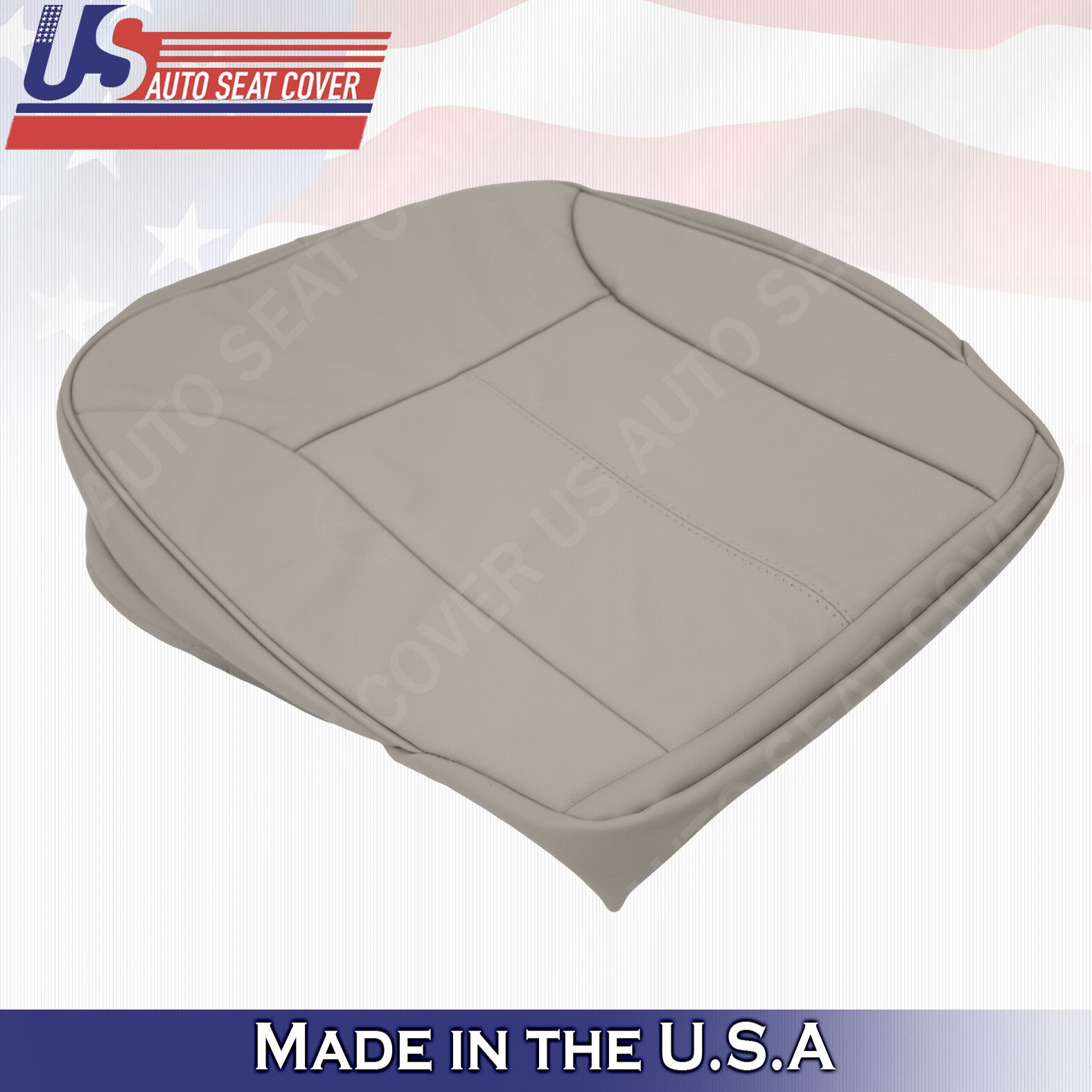 DRIVER Bottom GRAY Leather Seat Cover 2007 2008 2009 Mercedes Benz GL320 GL350