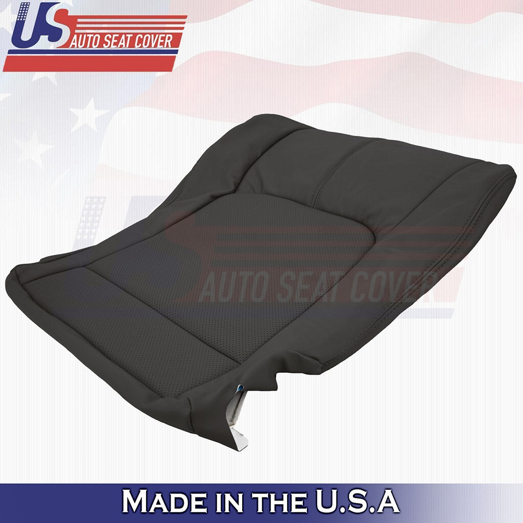 2009 to 2014 Fits Nissan Murano Passenger Bottom Leather Seat Cover Black
