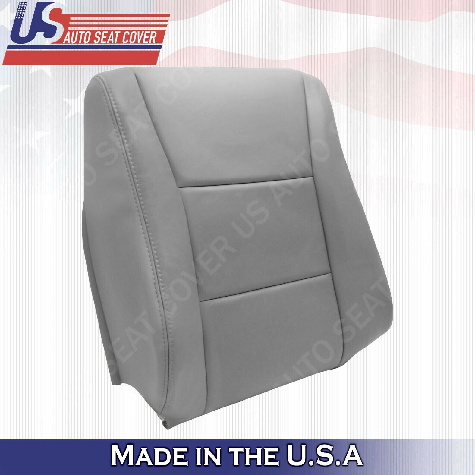 1998-2007 FITS Toyota Land Cruiser Driver Top Leather Seat Cover Gray