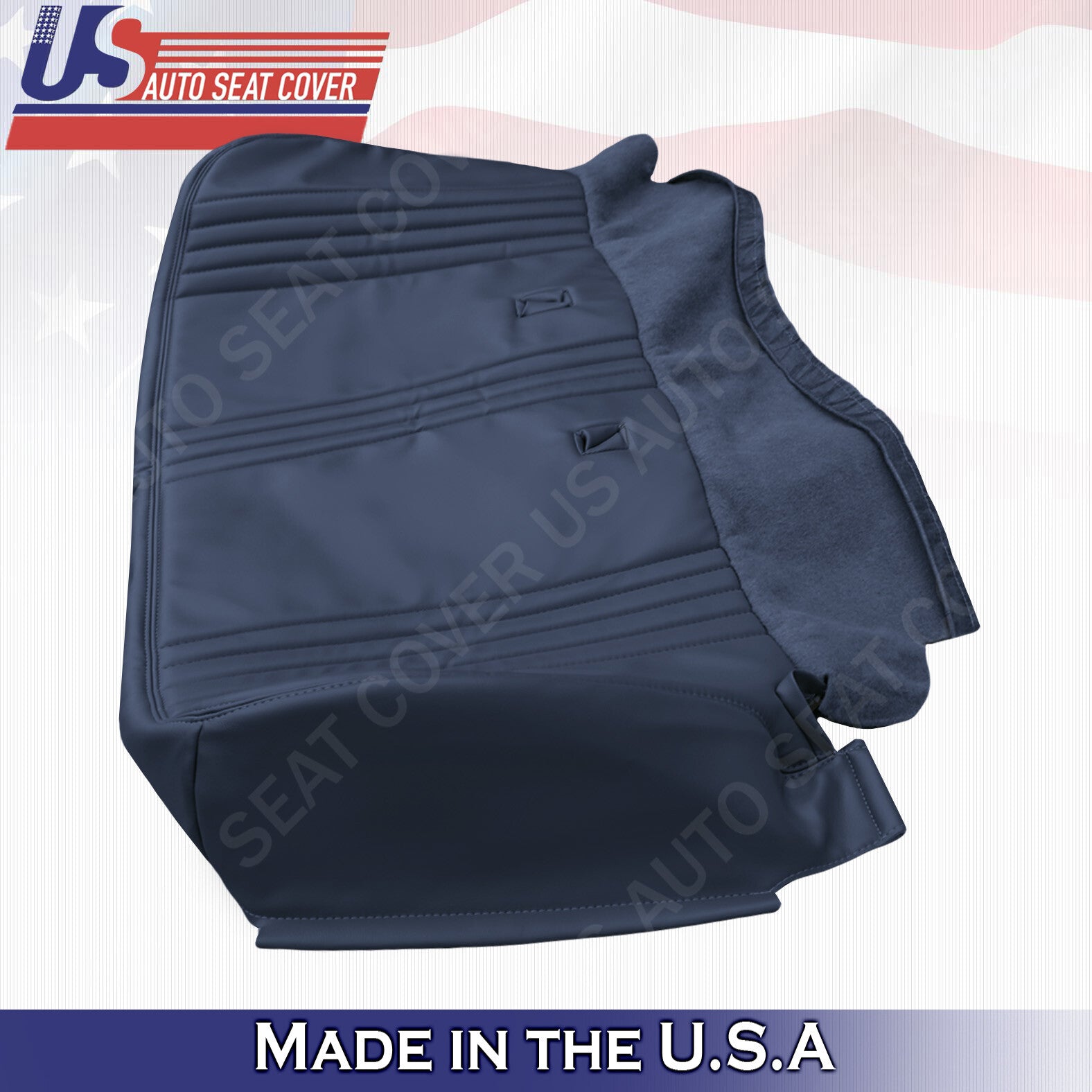 1999 2000 Chevy Silverado Cheyenne Base W/T Bench Bottom Seat Vinyl Cover Blue