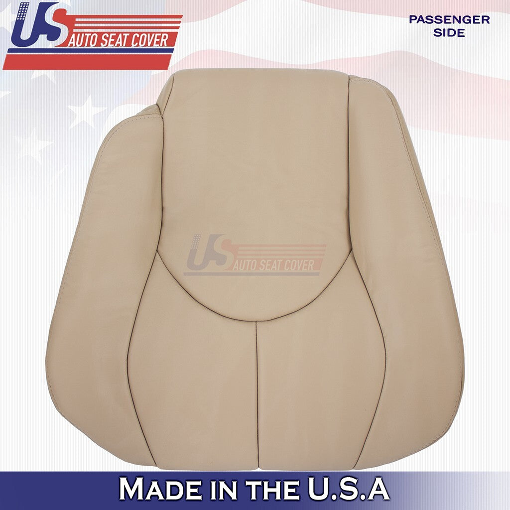 Passenger Top Leather Seat Cover Tan For 1999 to 2002 Mercedes Benz SL320 SL600