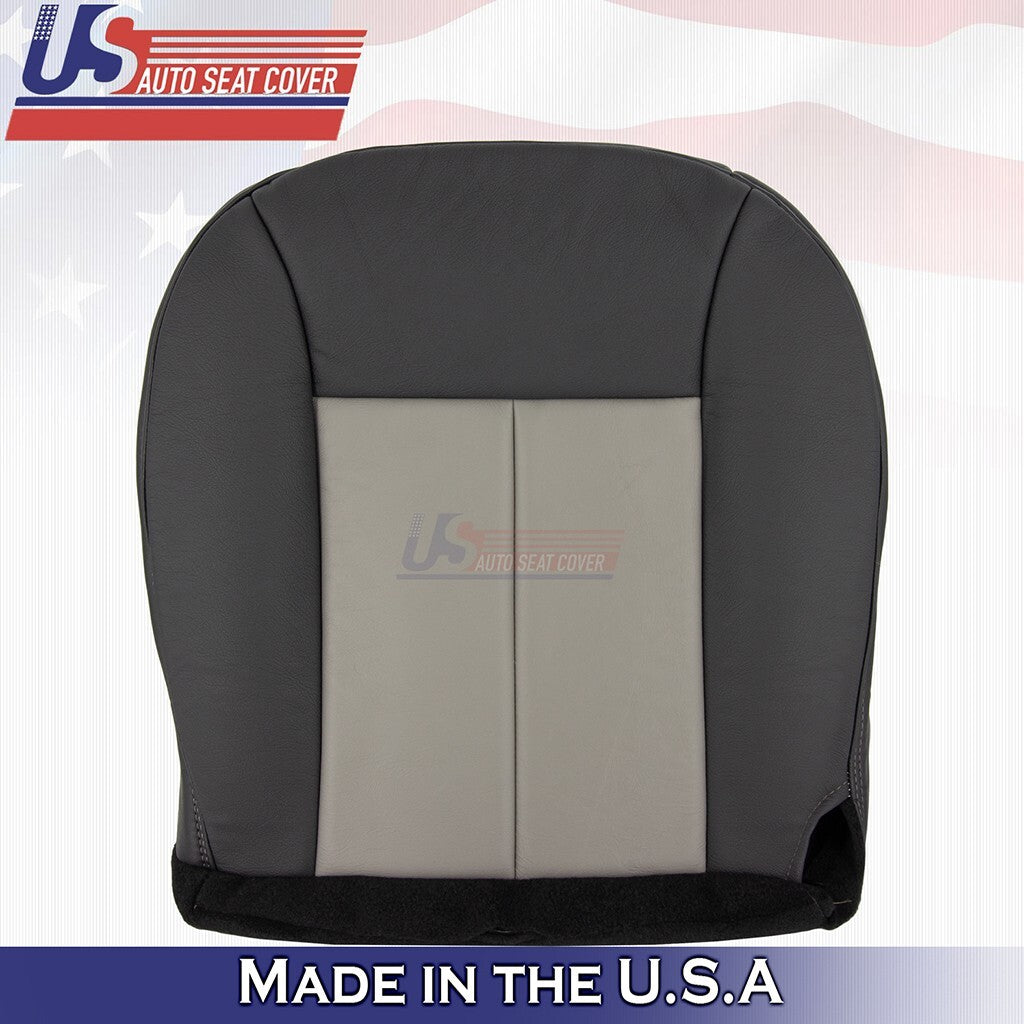 2002 to 2004 For Jeep Grand Cherokee Driver Bottom Leather Seat Cover Gray