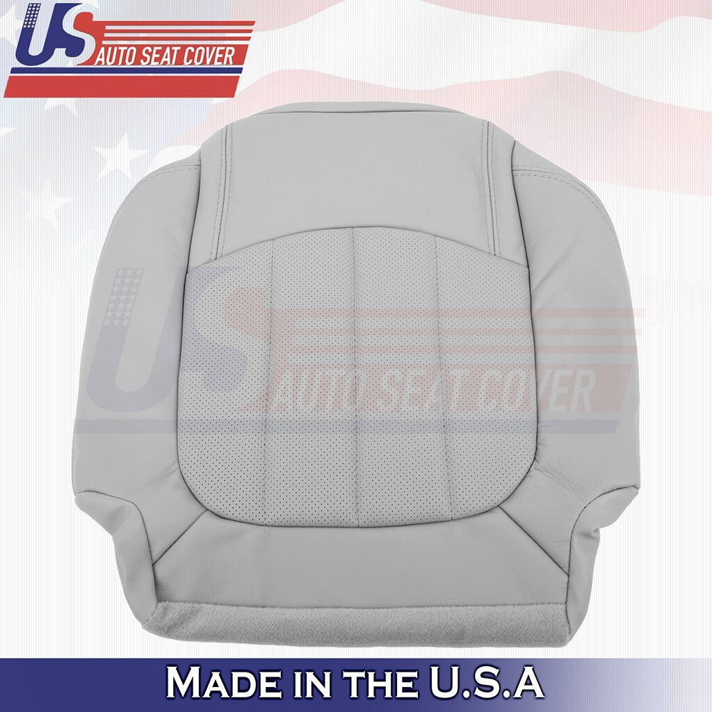2008-2012 Fits Buick Enclave 2nd Row Driver Bottom Perforated Leather Cover Gray