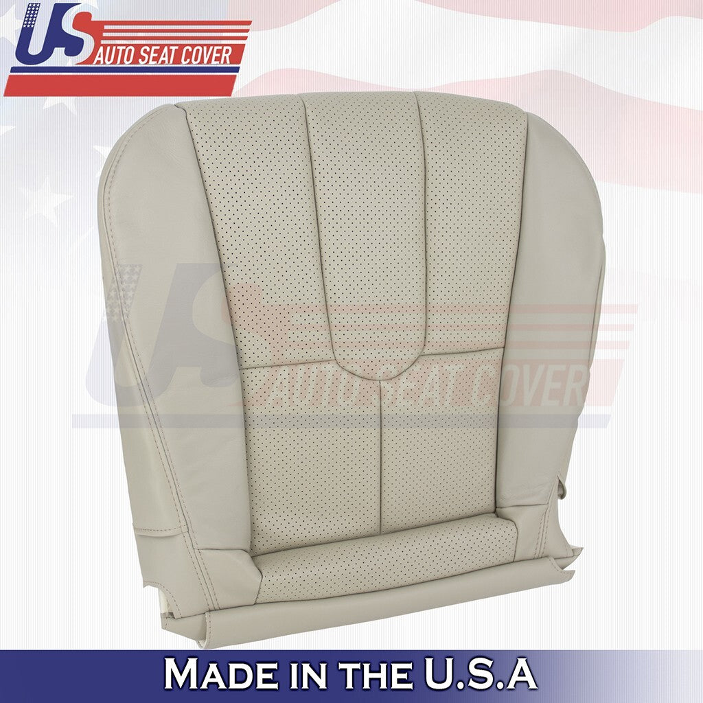 2003 2004 2005 Fit Infiniti G35 Coupe Driver Bottom Leather Seat Cover Wheat Tan