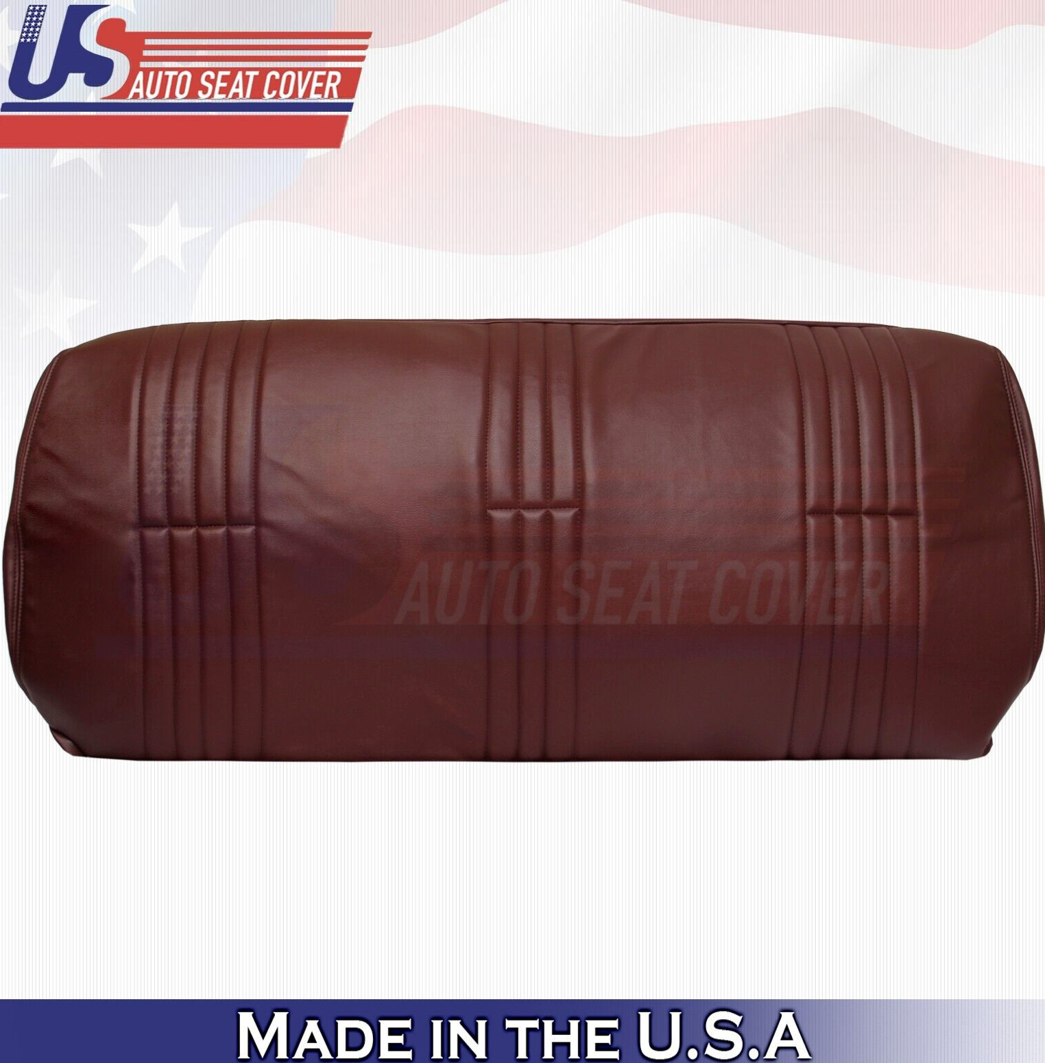 2000 For GMC Sierra C/K 1500 2500 3500 Front Top Bench Vinyl Seat Cover Red