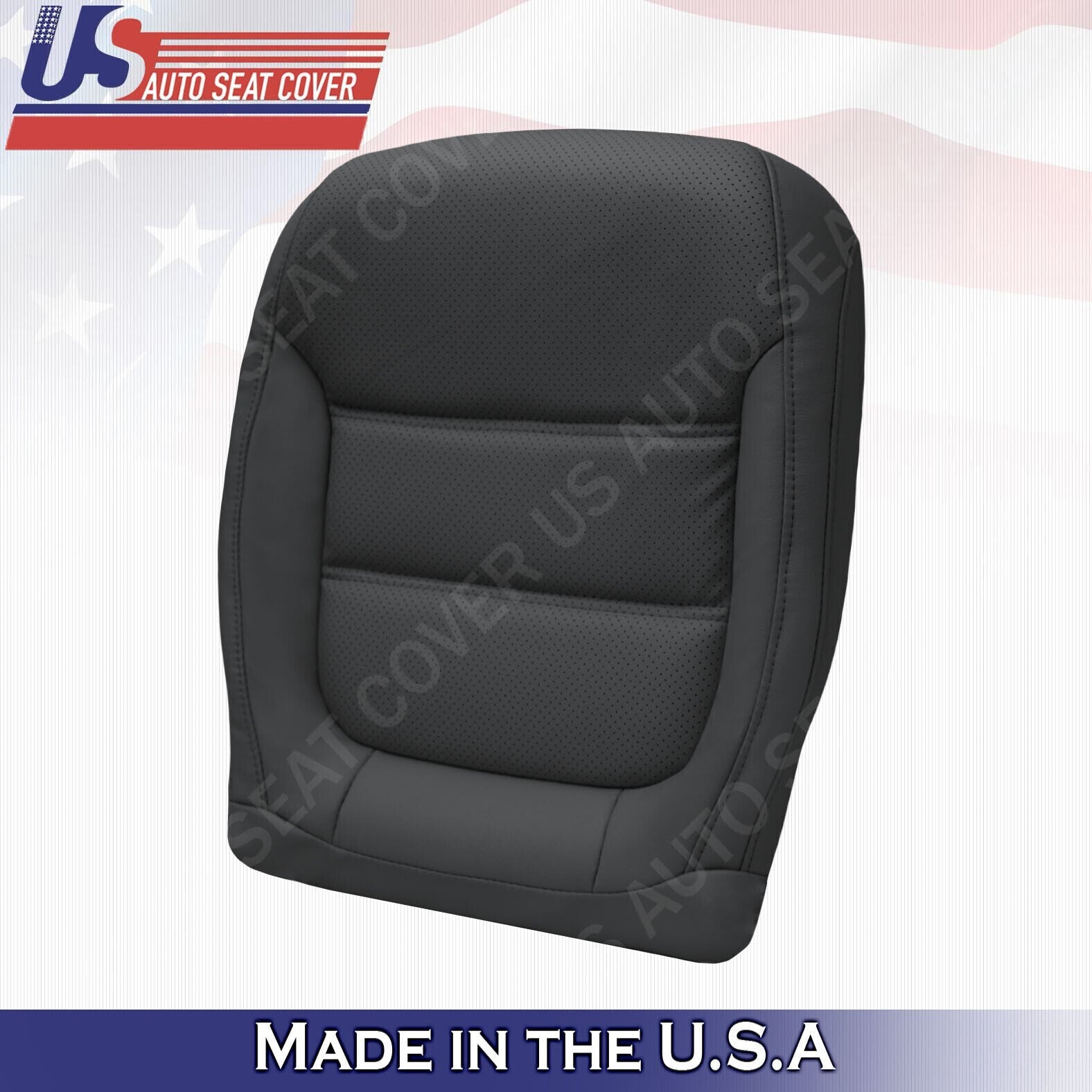 2011-2017 Fits Volkswagen Jetta Passenger Bottom Leather Seat Cover Black