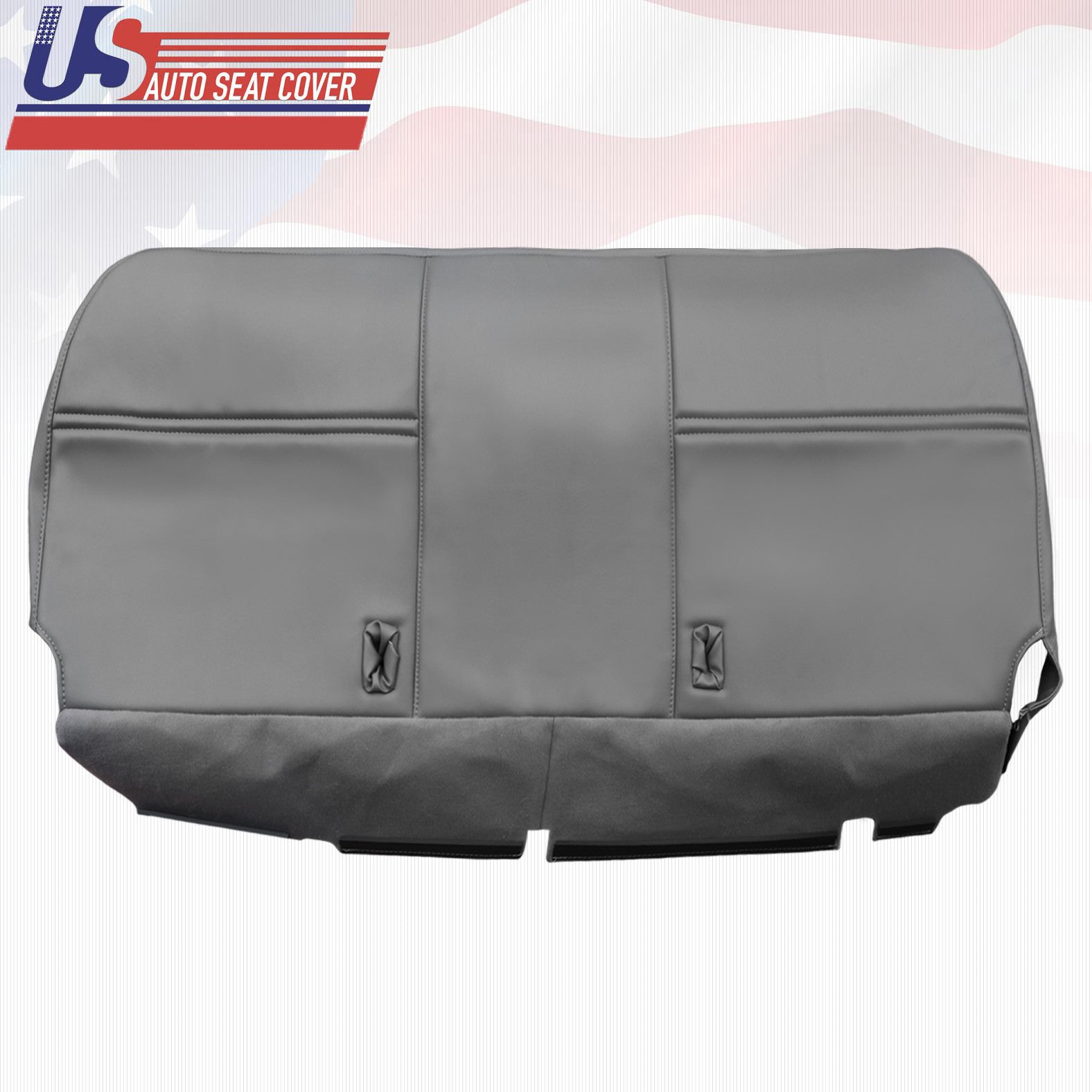 2003-2007 Ford F250 F350 F450 XL -Bottom Bench Seat Replacement Vinyl Cover Gray