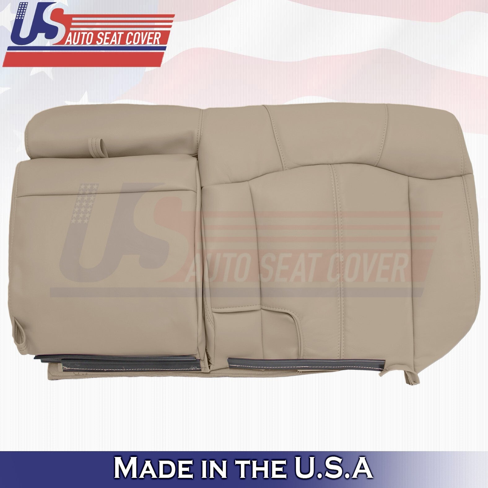 1999 to 2002 For Chevy Tahoe 2nd Row Driver &Passenger Tops Leather Covers Tan