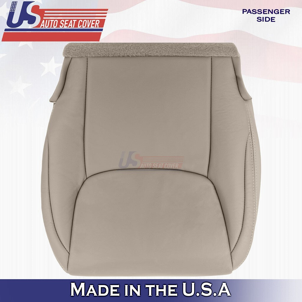 2004 to 2010 For Toyota Sienna Driver & Passenger Bottoms Leather Seat Cover Tan