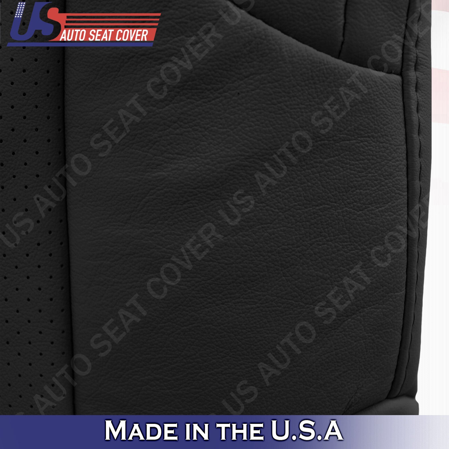 Fits 2013 14 2015 16 2017 Lexus GX460 Right Bottom Perforate Leather Cover BLACK