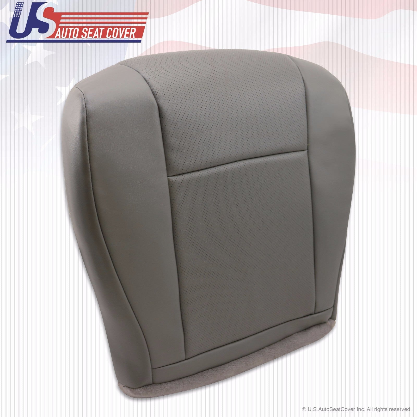 2013 2014 Ford E150 E250 Van Driver-Passenger Bottom Perforated Vinyl Cover Gray