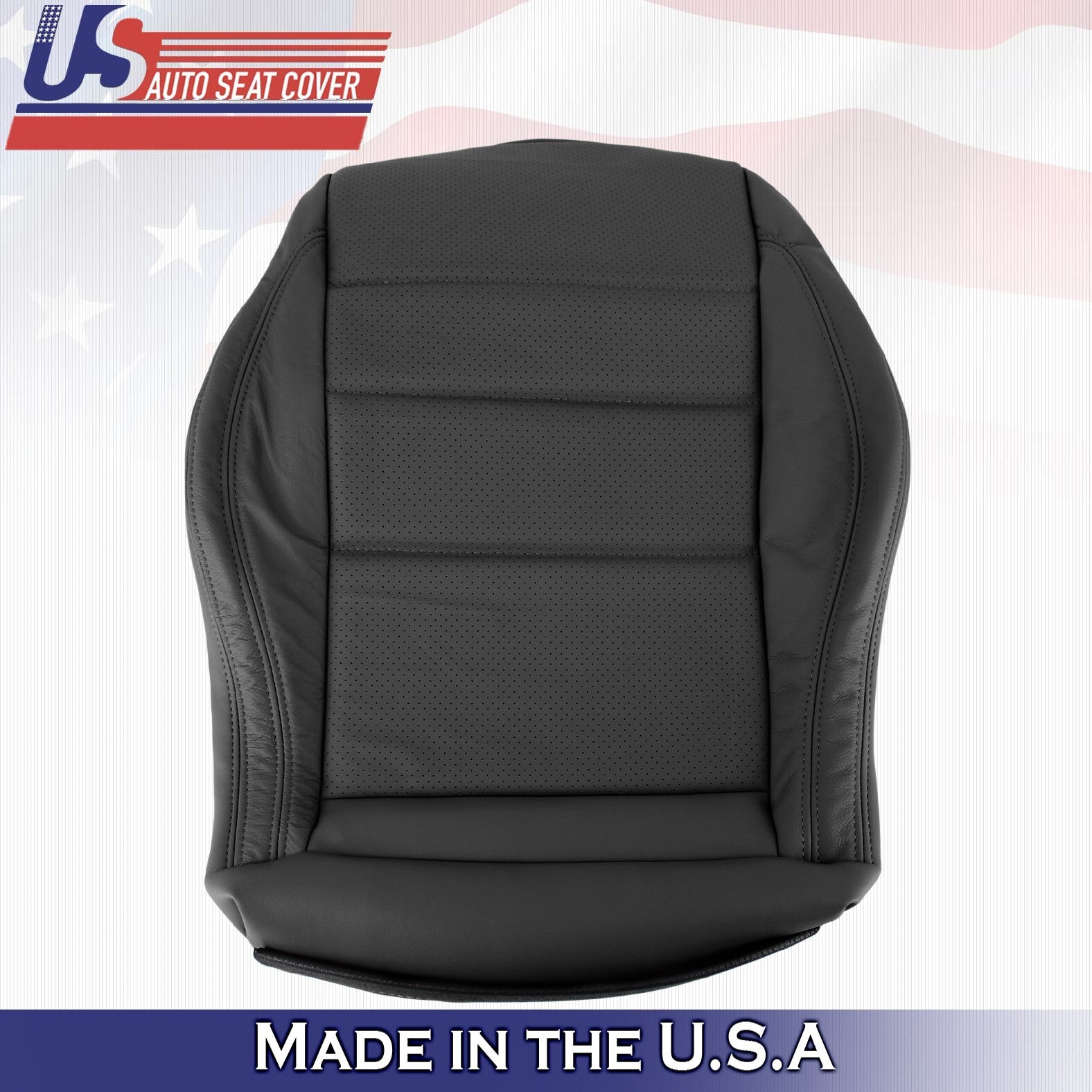 2012 to 2015 Fits Mercedes Benz C250 2Door Passenger Bottom Leather Cover Black