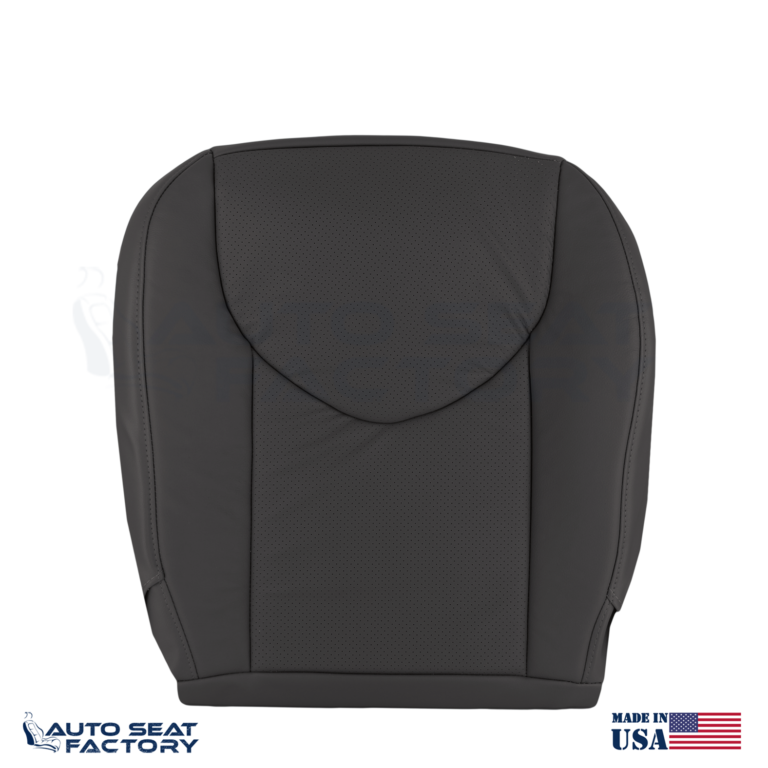 Leather Seat Cover Fits 2006 - 2012 For Toyota RAV4 Driver Bottom, Perforated